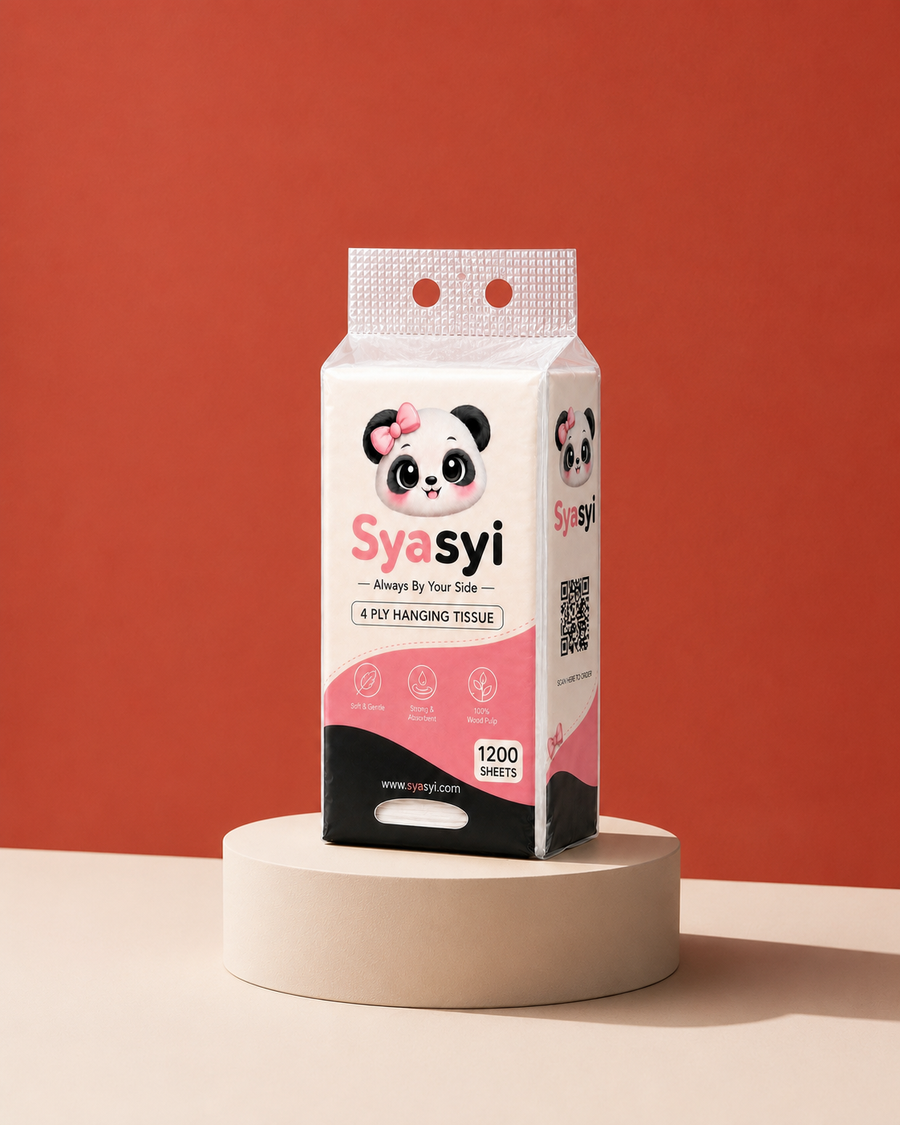 Syasyi 4-Ply Hanging Tissue, studio shot